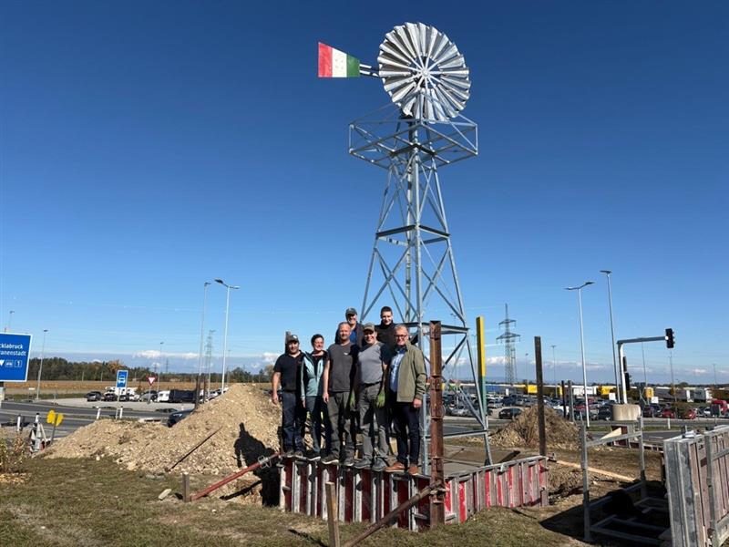 Maturaprojekt mitten im Kreisverkehr!