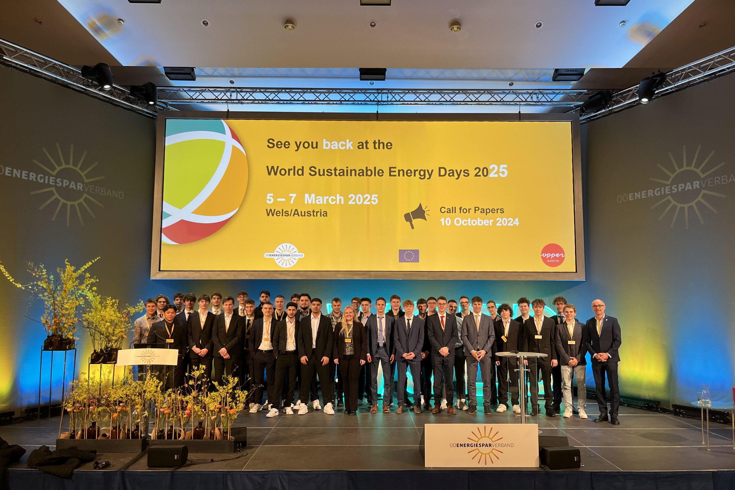4. Jahrgänge der Elektrotechnik sind auf den „World Sustainable Energy Days“