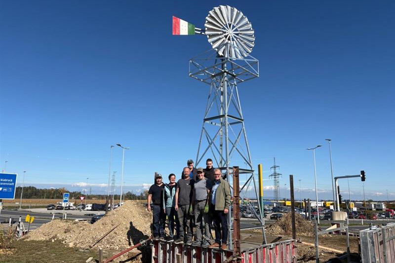 Maturaprojekt mitten im Kreisverkehr!